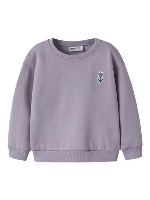 NAME IT Sweatshirt Vallene Lavender Gray Tulip