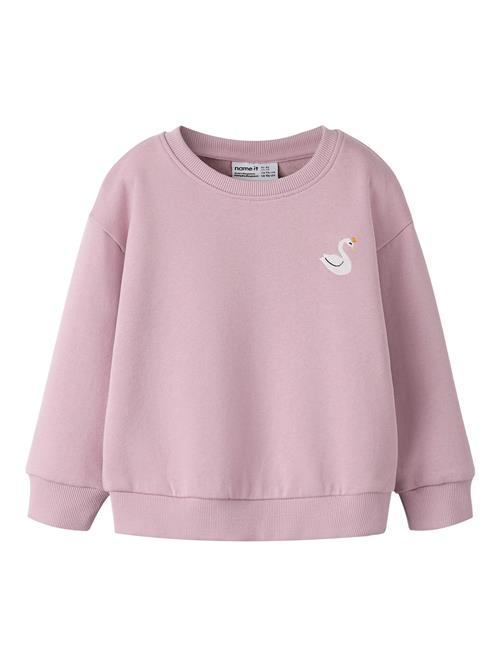 NAME IT Sweatshirt Vallene Dawn Pink Swan