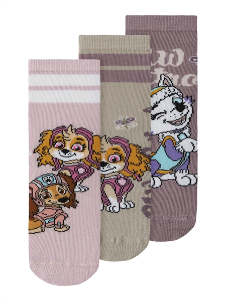 NAME IT 3-Pak Strømper Paw Patrol Sassa Island Fossil