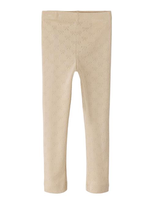 NAME IT Leggings Hulmønster Sif Feather Gray