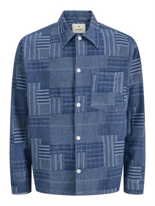 JPRBLUJERRY PATCHWORK L/S SHIRT