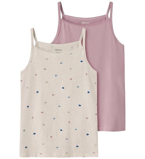 Name It Undertrøjer - Noos - NkfStrap - 2-pak - Peyote Melange/M
