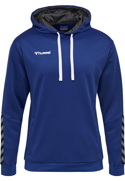 Se Hummel Sportsweatshirt 'Poly'  royalblå / grå / sort / hvid ved About You