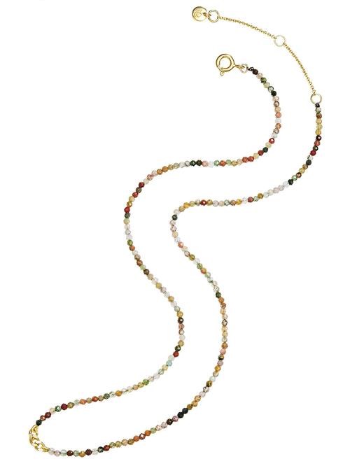 Glanzstücke München Kæde  guld / grøn / petroleum / rød