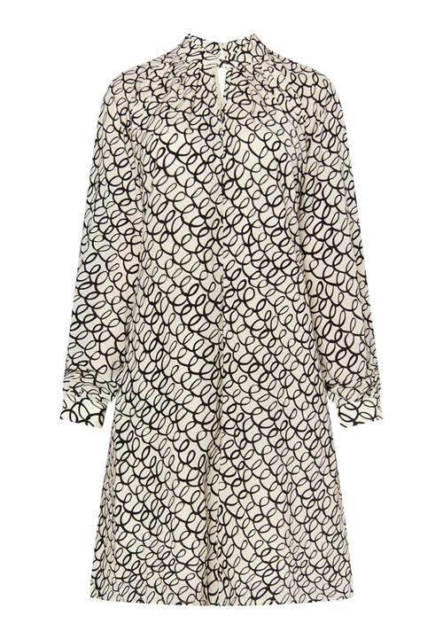 DreiMaster Klassik Kjole  sort / uldhvid