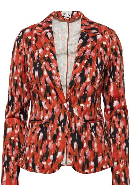 ICHI Blazer 'Kate'  beige / rød / sort