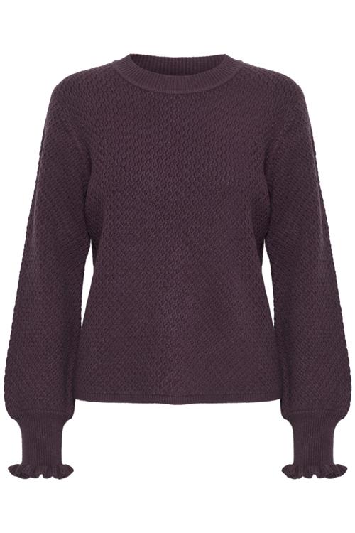 b.young Pullover 'Milo'  aubergine