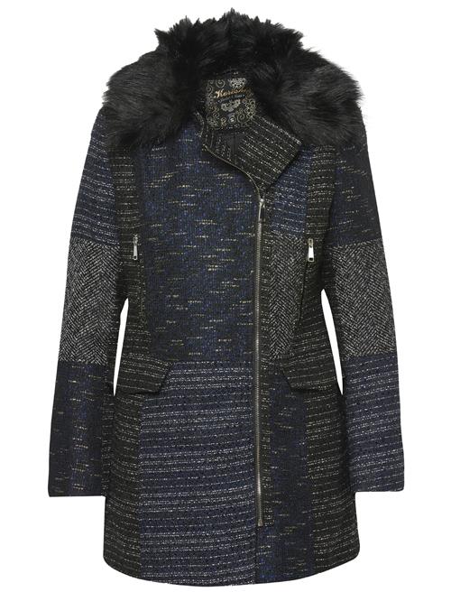 KOROSHI Overgangsfrakke  navy / sort / sølv / hvid