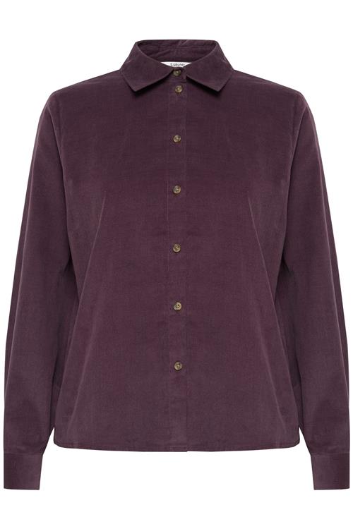 b.young Bluse 'Dinia'  aubergine