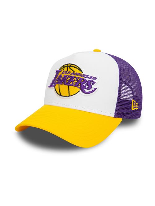 NEW ERA Hætte 'Los Angeles Lakers'  gul / lilla / hvid