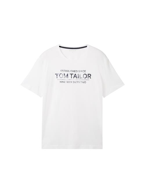 TOM TAILOR Bluser & t-shirts  sort / hvid