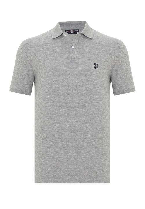 Jimmy Sanders Bluser & t-shirts  grå-meleret / sort