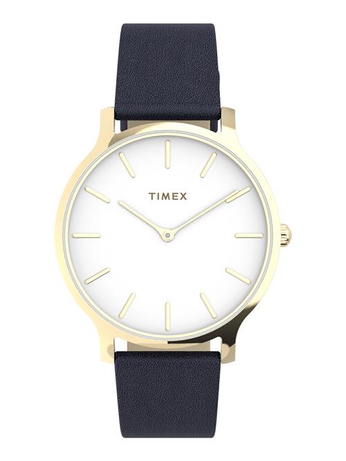 TIMEX Analogt ur 'Transcend City'  blå / guld / hvid