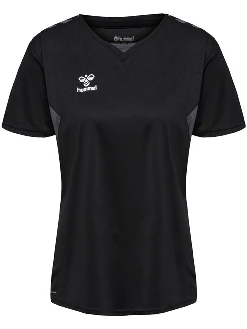 Hummel Funktionsbluse 'Authentic'  grå / sort / hvid