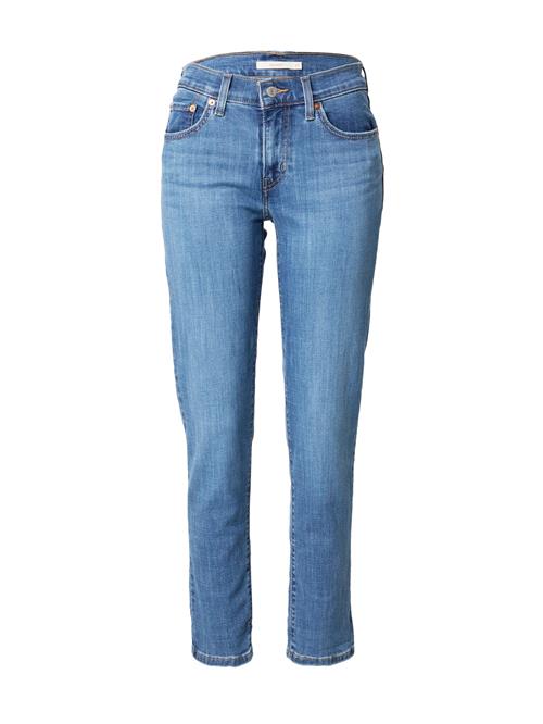 LEVI'S ® Jeans 'Mid Rise Boyfriend'  blå / lysebrun / rød / hvid