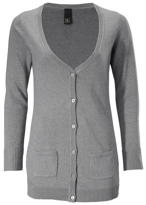 heine Cardigan  mørkegrå