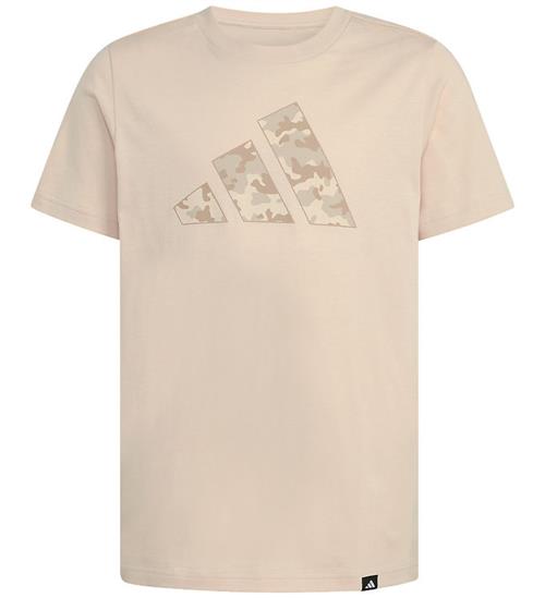 adidas Performance T-shirt - Crystal Linen m. Logo