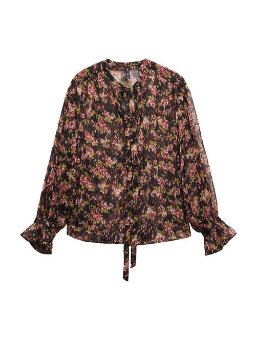 MANGO Bluse 'CAROL'  æble / lys rød / sort / hvid