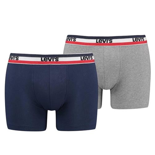 LEVI'S ® Boksershorts  blå / grå / rød / hvid