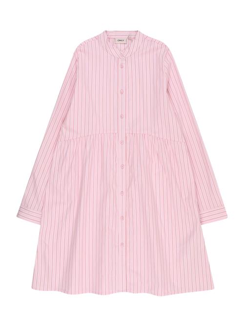 ONLY GIRLS Kjole 'HOLLY DITTE'  lyserød / pitaya / hvid