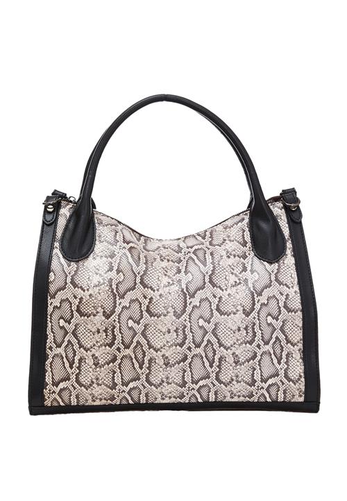 faina Håndtaske  taupe / mudderfarvet / sort