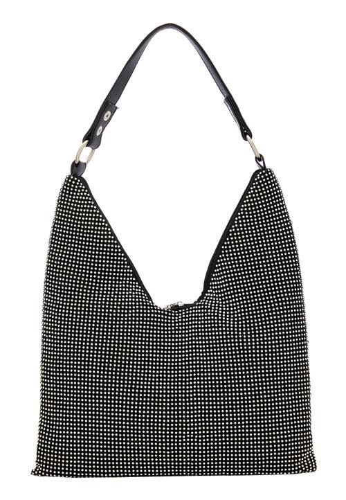 FELIPA Skuldertaske  sort / sølv