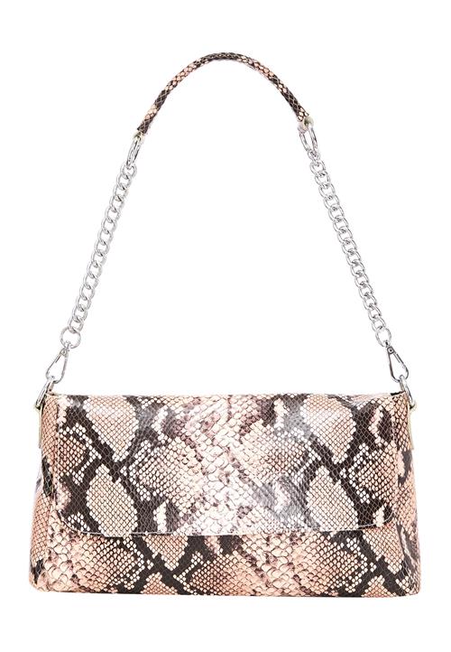 faina Skuldertaske  rosé / pudder / sort