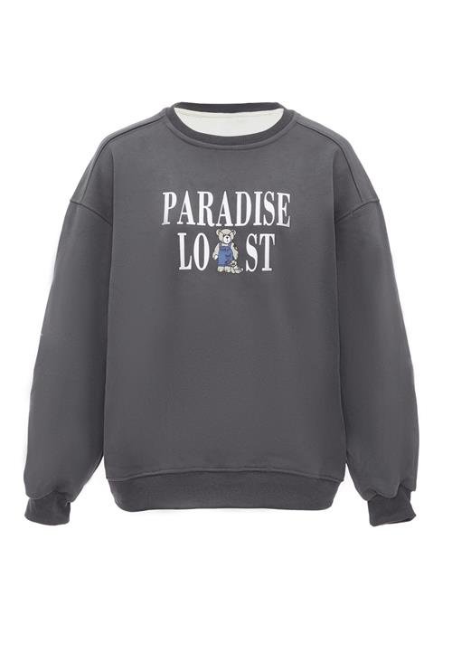 HOMEBASE Sweatshirt  blå / sort / hvid