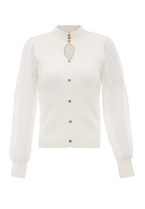 NAEMI Pullover  guld / hvid