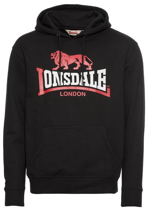 LONSDALE Sweatshirt  rød / sort / hvid