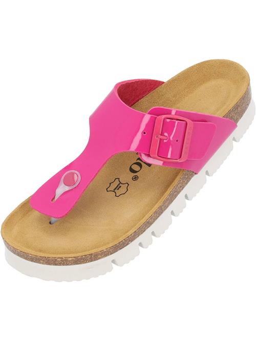 Palado Klipklappere 'Kos'  karamel / fuchsia