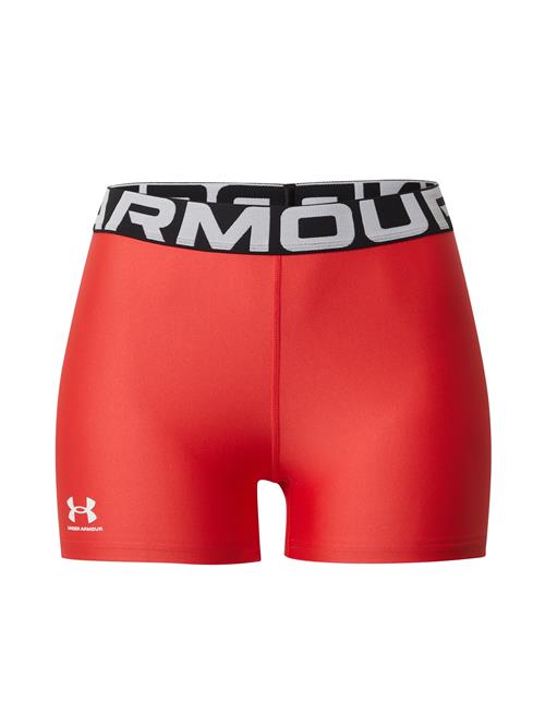UNDER ARMOUR Sportsbukser 'Authentics'  lysegrå / knaldrød / sort / hvid