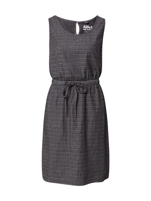 alife & kickin Sommerkjole 'DojaAK'  grå / sort