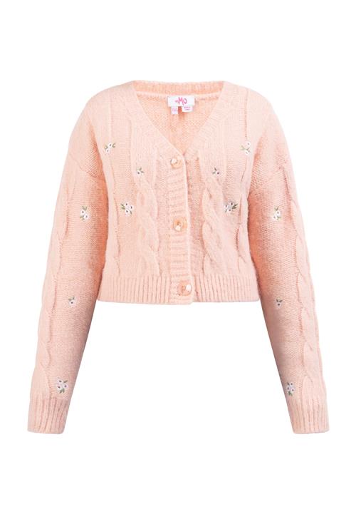 MYMO Cardigan  grøn / lys pink / mørk pink / hvid