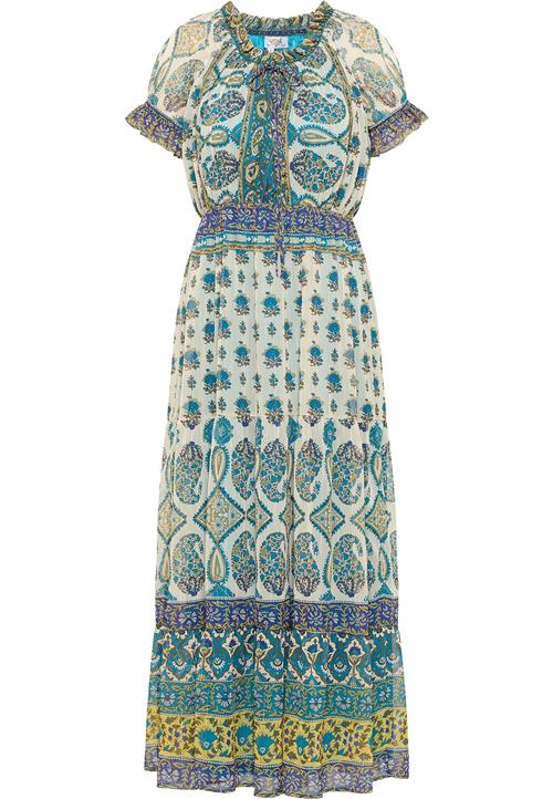 usha FESTIVAL Kjole  blandingsfarvet / hvid