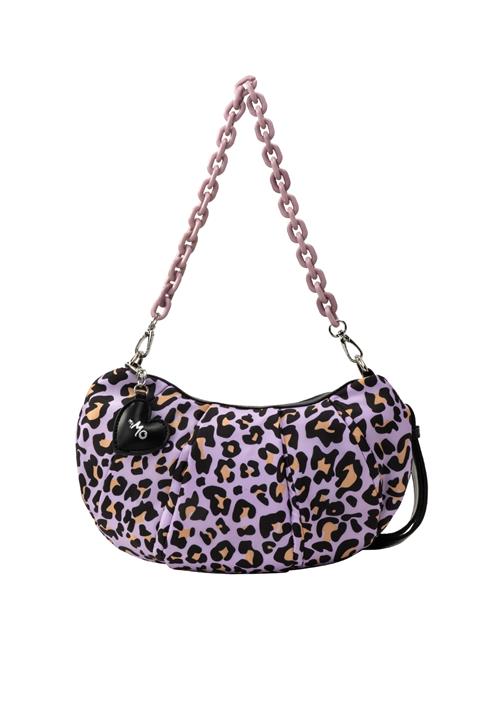 MYMO Skuldertaske  lyselilla / abrikos / sort