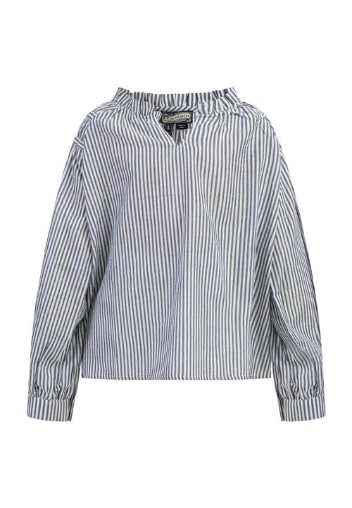 DREIMASTER Bluse  marin / hvid