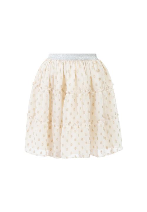 faina Nederdel 'Mimo'  creme / guld / sølv