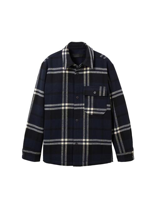 TOM TAILOR DENIM Overgangsjakke  kit / navy / antracit