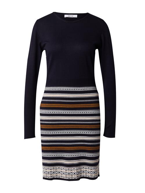 ABOUT YOU Strikkjole 'Penelope'  mørkeblå / brun