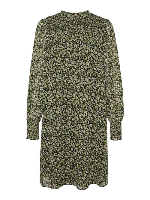 VERO MODA Kjole 'HOLLY VICA'  beige / brun / grøn / sort