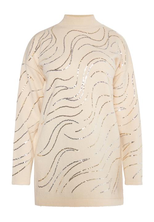 usha BLACK LABEL Pullover  creme / guld / sølv