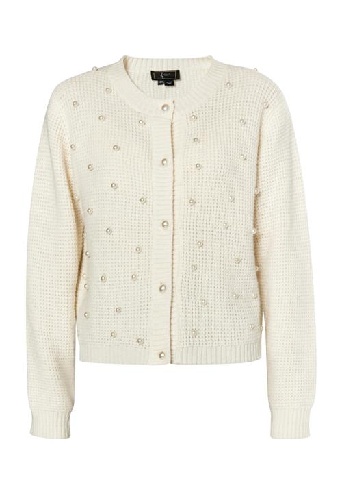 faina Cardigan  perlehvid / uldhvid