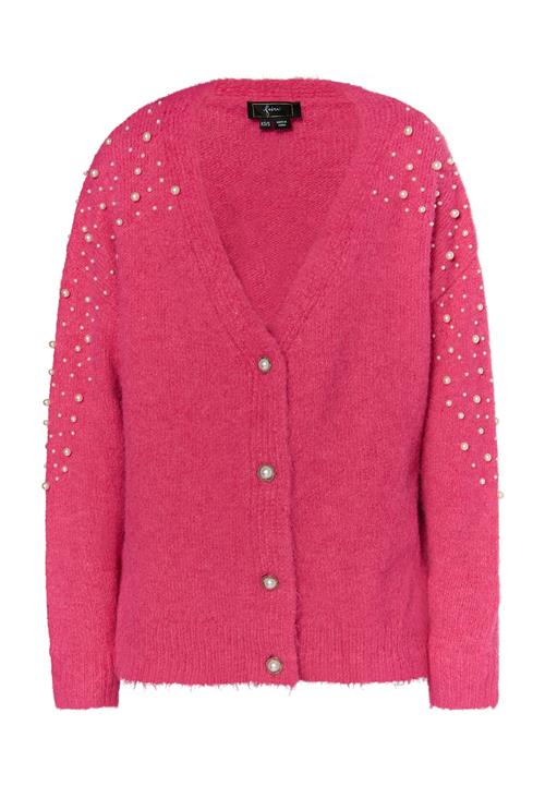faina Cardigan  pink / perlehvid