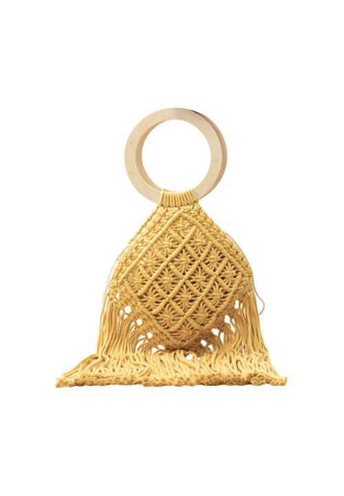 IZIA Håndtaske  ecru / gul