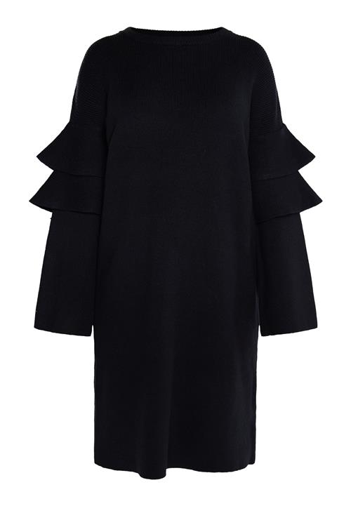 usha WHITE LABEL Strikkjole  sort