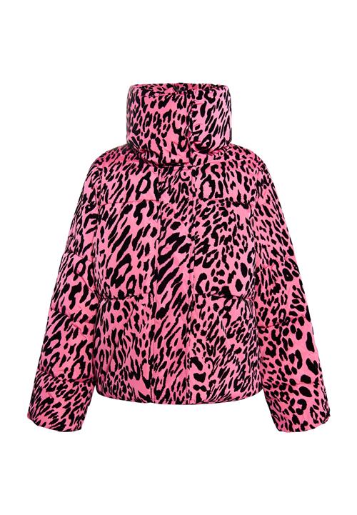 faina Vinterjakke  pink / sort