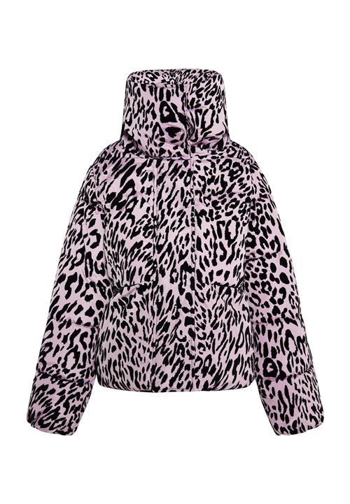 faina Vinterjakke  pink / sort