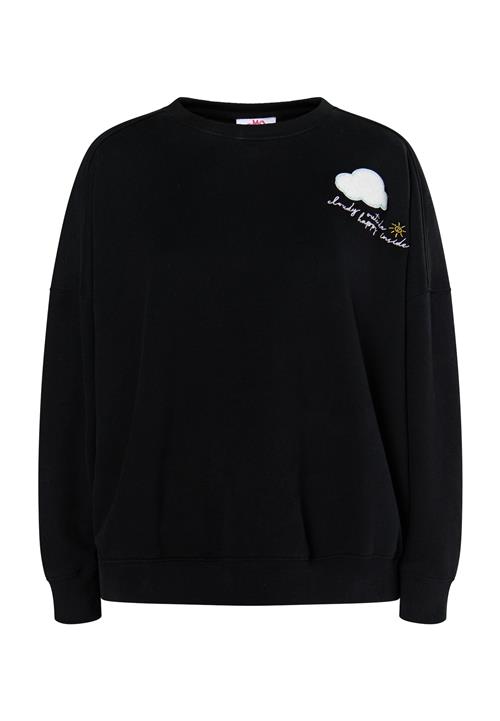 MYMO Sweatshirt 'Keepsudry'  lyseblå / gul / sort / hvid
