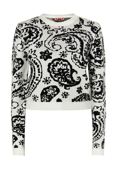 myMo ROCKS Pullover 'Blonda'  sort / offwhite